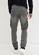 Mjuka jeans med cargofickor, Regular Fit, Straight, bonprix