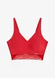 Sömlös vadderad bralette från Feel Comfort, bonprix