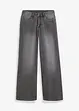 Wide Leg Jeans, Mid Waist, Stretch, bonprix