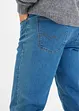 Regular Fit Stretch-Jeans Straight, med återvunnen polyester (2-pack), bonprix