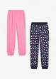 Lång pyjamasbyxa för barn (2-pack), bonprix