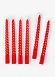 Vridna ljus (6-pack), bonprix