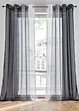 Gardin med färgskiftning i återvunnen polyester (2-pack), bonprix