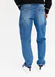 Fodrade cargojeans i Relaxed FIt, Straight, bonprix