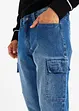 Fodrade cargojeans i Relaxed FIt, Straight, bonprix