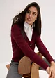 Ribbstickad cardigan, bonprix