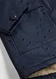 Regnjacka med teddyfoder gjord av ett vattentätt material, bonprix