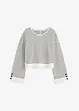 Oversize-sweatshirt i ekologisk bomull, bonprix