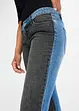 Straight Jeans Low Waist, Colour Blocking, bonprix