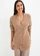 Fluffigt stickad cardigan, bonprix