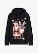 Sweatshirt med julmotiv, ekologisk bomull, bonprix