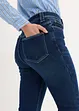 Bootcut Jeans Mid Waist, fodrade och mjuka, bonprix