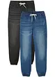 Dra på-jeans för barn (2-pack), bonprix