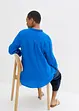 Oversize-muslinblus i bomull, lång modell, bonprix