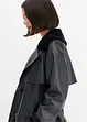 Kappa i skinnimitation med pälslook, bonprix