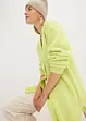 Stickad cardigan med ylleandel, bonprix