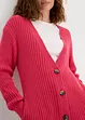 Ribbstickad cardigan, bonprix