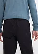 Dra på-byxa av ren bomull, Regular Fit, Straight (2-pack), bonprix
