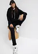 Sweatshirt med huva, bonprix