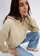 Sweatshirt med huva, bonprix