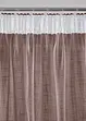 Gardinlängd med linnelook och återvunnen polyester (2-pack), bonprix
