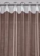 Gardinlängd med linnelook och återvunnen polyester (2-pack), bonprix