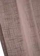 Gardinlängd med linnelook och återvunnen polyester (2-pack), bonprix