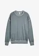 Sweatshirt med tvättad look, loose fit, bonprix