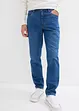 Stretchjeans i Classic Fit med resår i linningens sidor Straight, bonprix