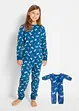 Sovoverall för flickor + dockpyjamas (2 delar), bonprix