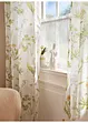 Gardin med blommönster i återvunnen polyester (1-pack), bonprix