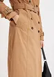 Lång trenchcoat med midjebälte, bonprix