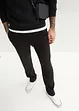 Stretchiga dra på-chinos med raka ben, Loose Fit, bonprix