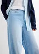 Wide Leg Jeans High Waist, med bekväm midja, bonprix