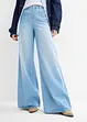 Wide Leg Jeans High Waist, med bekväm midja, bonprix