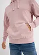 Sweatshirt med huva, bonprix