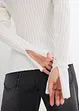 Ribbstickad topp, bonprix