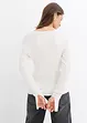 Ribbstickad topp, bonprix