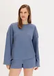 Hemmakläder av jersey med våffelstruktur och shorts, bonprix