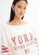 Sweatshirt av ren ekologisk bomull, bonprix