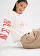 Sweatshirt av ren ekologisk bomull, bonprix