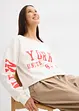 Sweatshirt av ren ekologisk bomull, bonprix