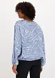 Blustunika i mönstrad satin, bonprix