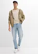Classic Fit Stretch Jeans i kortare modell med avsmalnande ben, bonprix