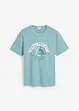 T-shirt av ren bomull med tryck, bonprix