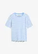 Ribbstickad T-shirt, bonprix