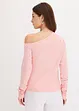 Off-shoulder-topp med rynkning, bonprix