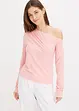 Off-shoulder-topp med rynkning, bonprix