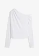 Off-shoulder-topp med rynkning, bonprix