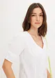 Blus med puffärmar, bonprix